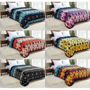 Silk Touch Reversible Blanket Queen (1252)