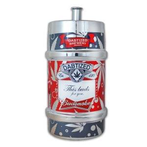 Beer Keg Glass Water Pipe |Budsmoker (BKWPL-001)