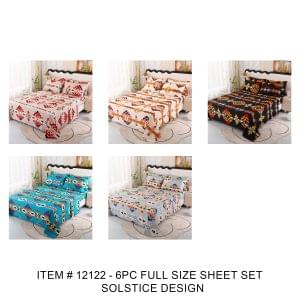 6pc Sheet Set Full Size (12122)