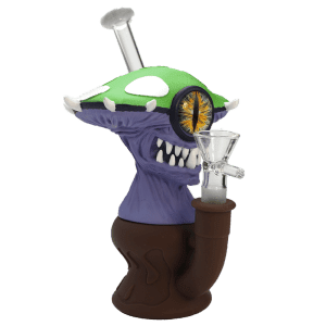 7" Vinyl Mushroom Monster Water Pipe - C (SMKZ164)