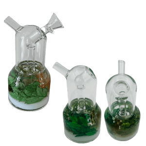6" Center Piece Rig Waterpipe - Green Grass (SMKZ216)