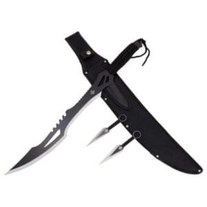 Snake Eye Tactical Ninja Sword and Kunai/Throwing Knife Set (SE-1716-2)